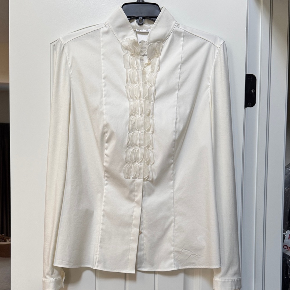 Akris Punto Cream Blouse